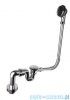 McAlpine syfon wannowy odpływowo-przelewowy klik-klak dekoracyjny chrom BRASSTRAP-50-CB
